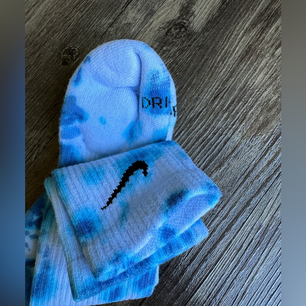 NWT But did you dye, tie dye Nike socks - Picture 5 of 5